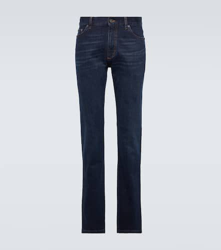 Zegna Low-Rise Slim Jeans Roccia - Zegna - Modalova