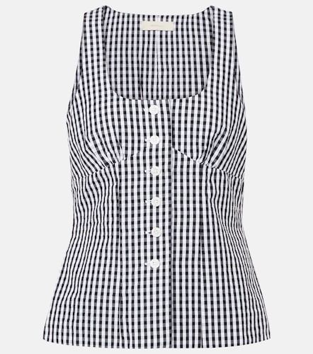 Faithfull Gingham cotton poplin top - Faithfull - Modalova