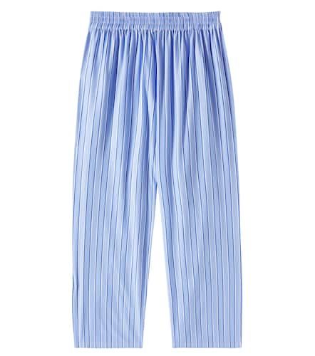 Hebe striped cotton straight pants - The New Society - Modalova