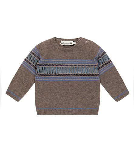 Baby - Pullover Bassiano in lana a righe - Bonpoint - Modalova