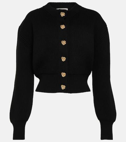 Cropped-Cardigan aus Wolle und Kaschmir - Alexander McQueen - Modalova