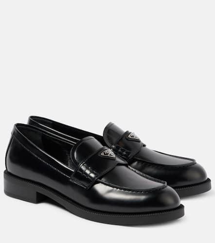 Prada Logo leather loafers - Prada - Modalova