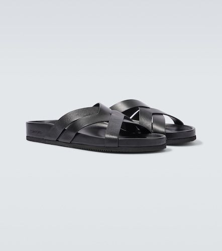 Tom Ford Leather slides - Tom Ford - Modalova