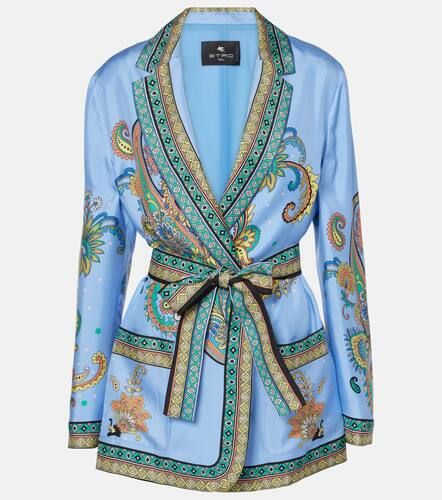 Etro Blazer aus Seiden-Twill - Etro - Modalova