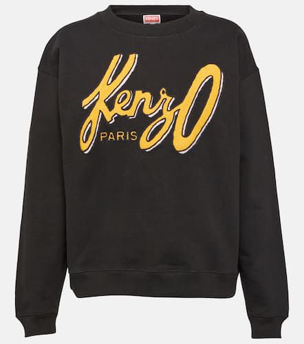 Kenzo Logo cotton jersey sweatshirt - Kenzo - Modalova