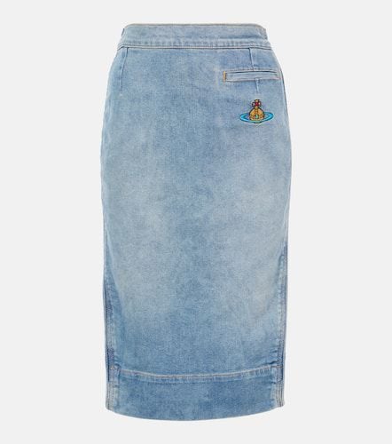 Falda tubo Orb de denim - Vivienne Westwood - Modalova