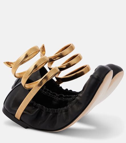 Cleo leather ballet flats - Rene Caovilla - Modalova