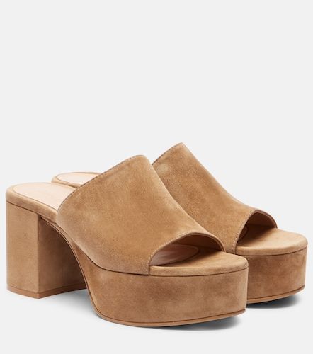 Mules con plataforma de ante - Gianvito Rossi - Modalova
