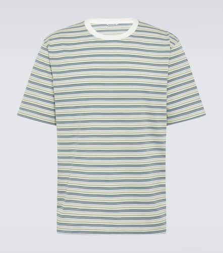 Striped cotton gauze T-shirt - Auralee - Modalova