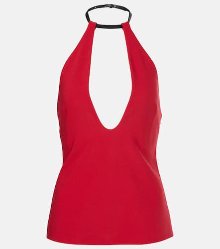 Top de crepé con cuello halter - The Attico - Modalova