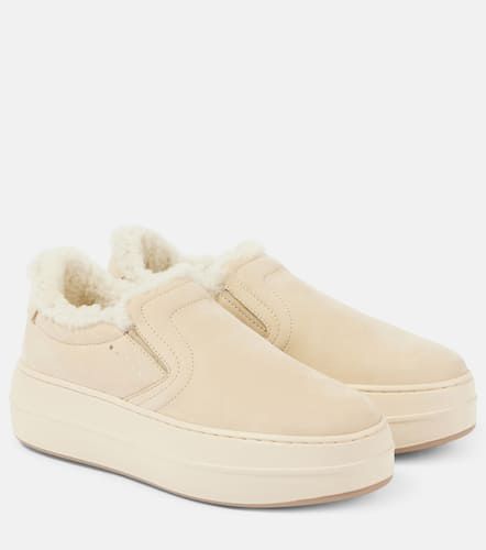 Skyscraper suede platform slip-on sneakers - Hogan - Modalova