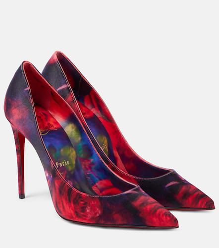 Bedruckte Pumps Kate 100 aus Crêpe - Christian Louboutin - Modalova