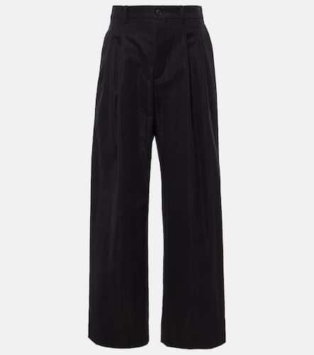 Cotton-blend drill wide-leg pants - Wardrobe.NYC - Modalova