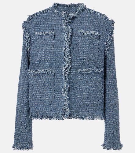 Sacai Giacca in tweed di denim - Sacai - Modalova