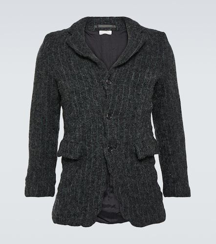 Comme des Garçons Deux Blazer gessato in tweed di lana - Comme des Garcons Homme Deux - Modalova