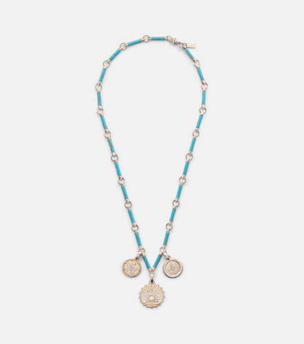 Collana New Beginnings in 18kt con diamanti - FoundRae - Modalova