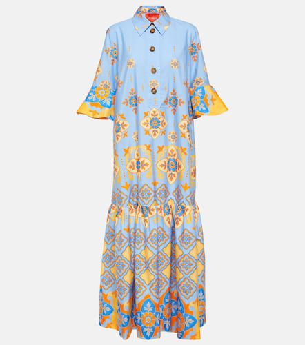 Artemis printed cotton poplin maxi dress - La DoubleJ - Modalova