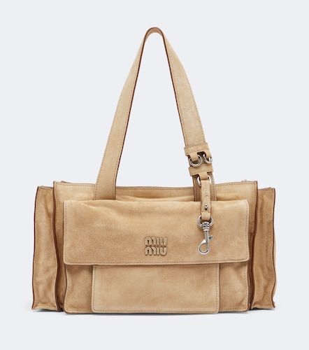 Utilitaire suede shoulder bag - Miu Miu - Modalova