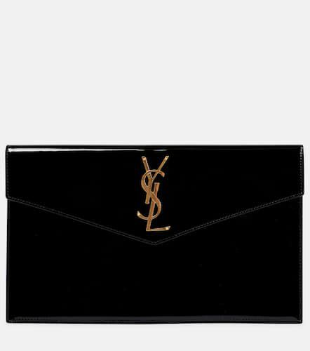 Clutch Uptown de charol - Saint Laurent - Modalova