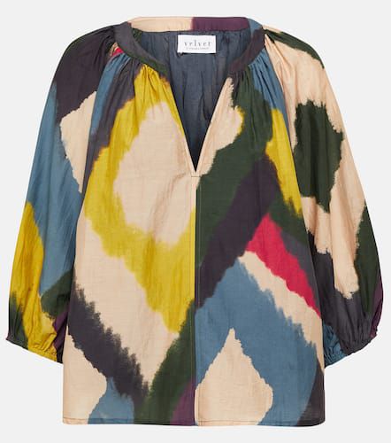 Lizette cotton and silk blouse - Velvet - Modalova