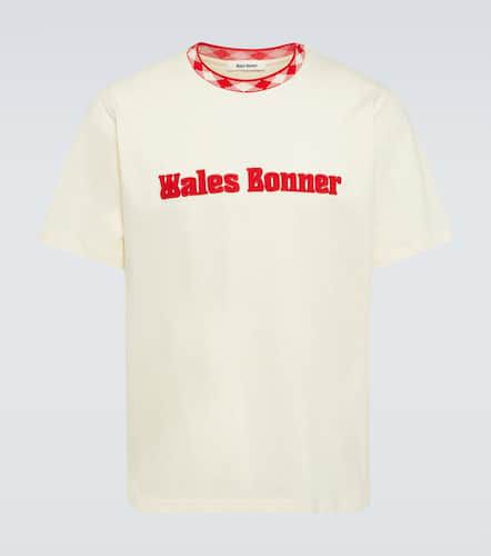 Original logo-appliquÃ© cotton T-shirt - Wales Bonner - Modalova