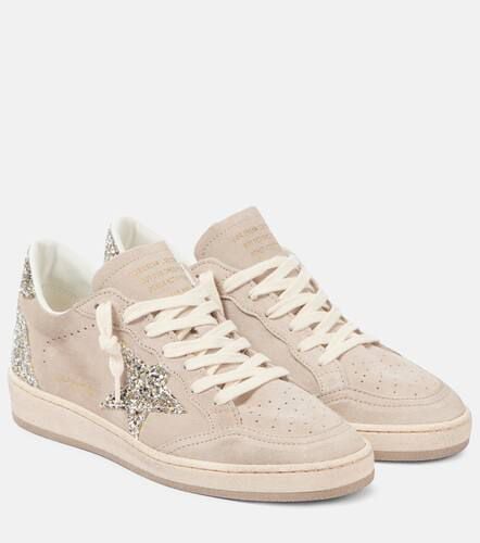 Sneakers Ball Star in suede con glitter - Golden Goose - Modalova