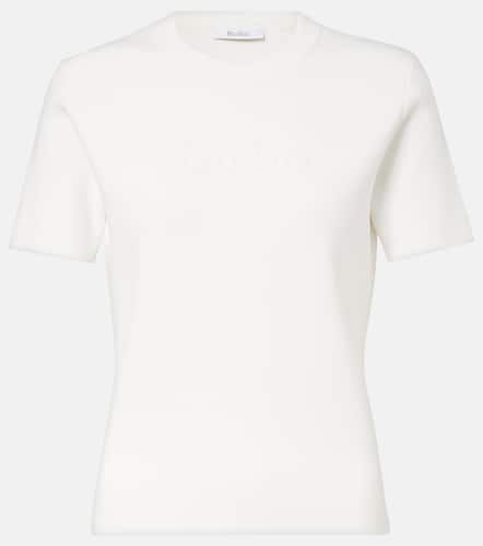 T-shirt Adelio en crêpe à logo - Max Mara - Modalova