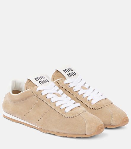 Miu Miu Plume suede sneakers - Miu Miu - Modalova