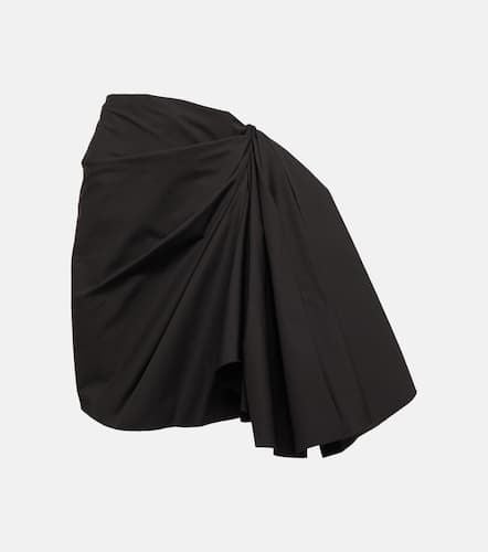 Minifalda de tafetán fruncida - Rick Owens - Modalova