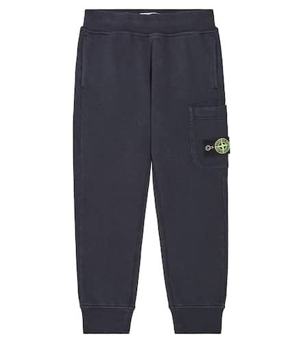 Jogginghose Compass aus Baumwoll-Fleece - Stone Island Junior - Modalova