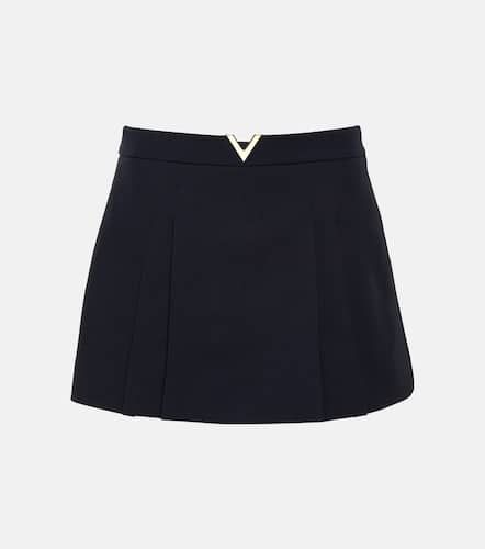Minifalda de Crepe Couture con VGold - Valentino - Modalova