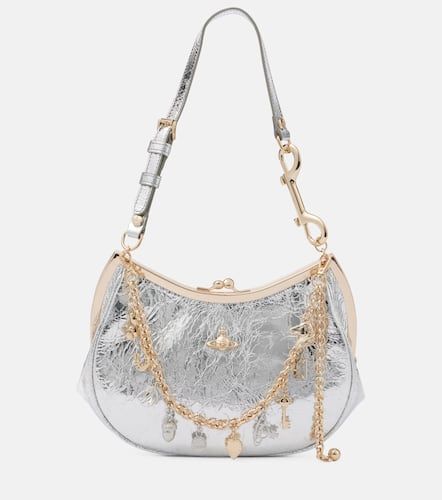 Bolso al hombro Charm Frame de piel metalizada - Vivienne Westwood - Modalova