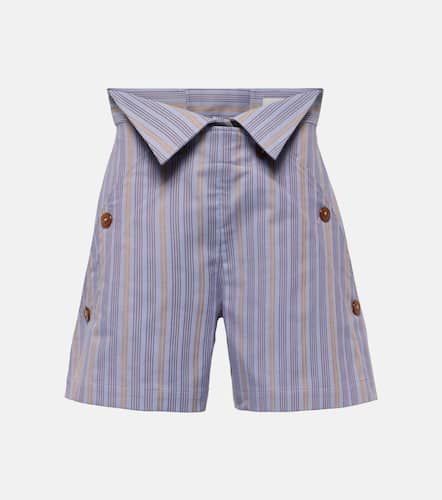 W CJ striped high-rise cotton shorts - Vivienne Westwood - Modalova