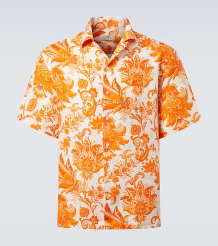 Etro Paisley linen bowling shirt - Etro - Modalova