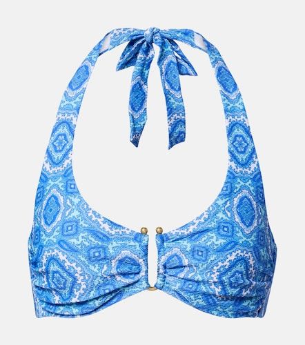 Mykonos printed triangle bikini top - Heidi Klein - Modalova