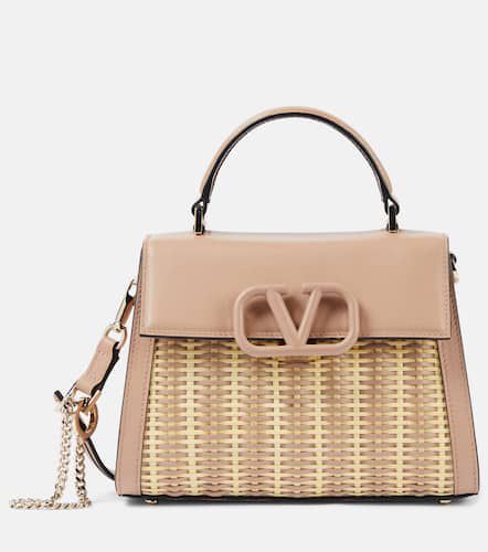 VSling Small leather-trimmed tote bag - Valentino Garavani - Modalova