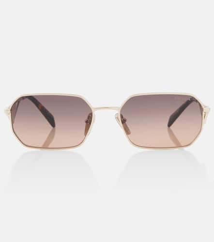 Prada Eckige Sonnenbrille Symbole - Prada - Modalova