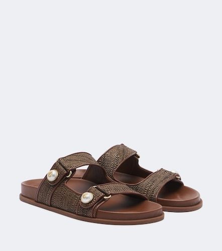 Fayence raffia-effect sandals - Jimmy Choo - Modalova