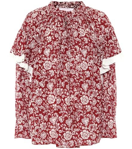 See By ChloÃ© Floral cotton voile blouse - See By Chloe - Modalova