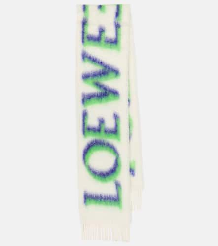 Loewe Intarsia wool-blend scarf - Loewe - Modalova
