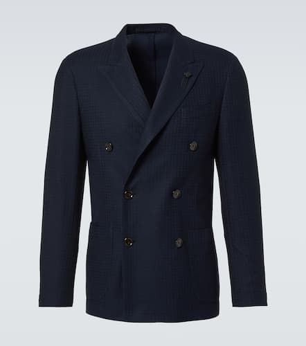 Blazer doppiopetto in cotone - Lardini - Modalova