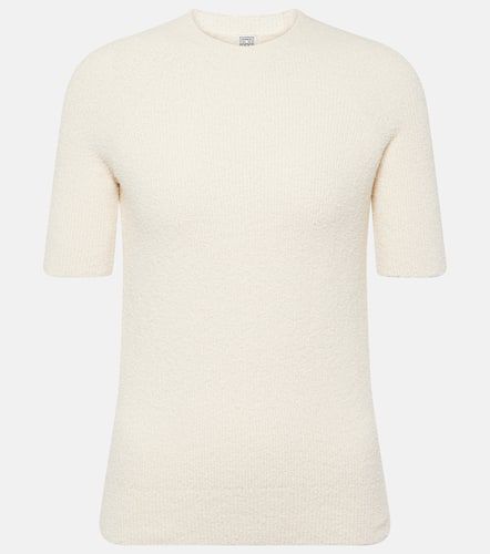 Toteme Cotton-blend terry T-shirt - Toteme - Modalova