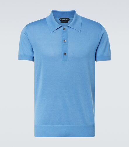 Tom Ford Polo de seda y lino - Tom Ford - Modalova