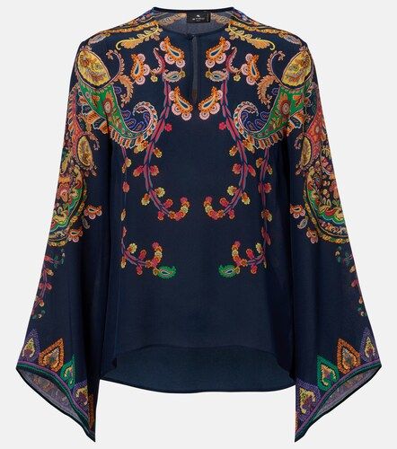 Etro Blusa de seda estampada - Etro - Modalova