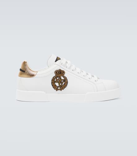 Sneakers Portofino in pelle - Dolce&Gabbana - Modalova