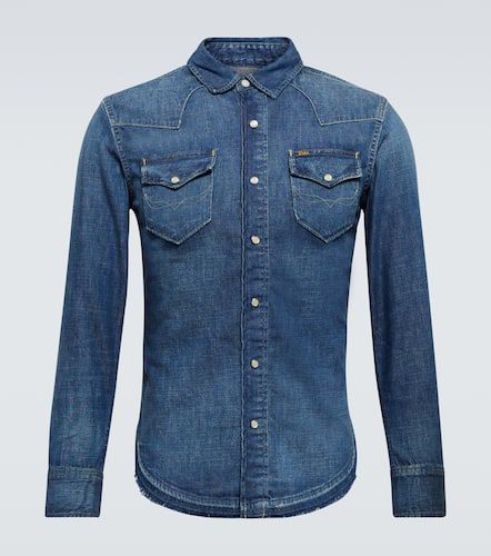 Camisa Western en denim - Polo Ralph Lauren - Modalova