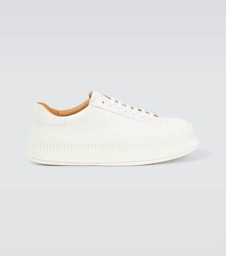 Sneakers in pelle con platform - Jil Sander - Modalova