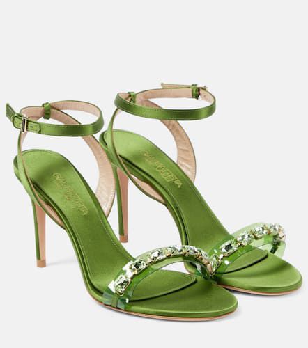 Verzierte Sandalen aus Satin - Giambattista Valli - Modalova