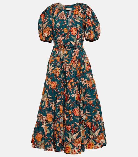 Olina floral cotton midi dress - Ulla Johnson - Modalova