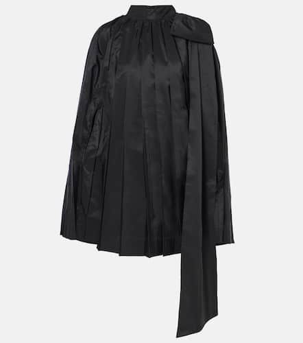 Caped pleated taffeta minidress - Simone Rocha - Modalova